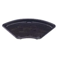 エフピコ 寿司容器 もり-扇中(V)本体 エコ波とう 黒 4C550008 1ケース(600個(50個×（直送品）