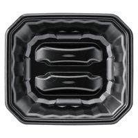 エフピコ 発泡トレー メガプレート20-17(37) エコ黒 4C592017 1ケース(800個(50個×16)（直送品）