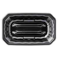 エフピコ 発泡トレー メガプレート25-15(37) エコ黒 4C592515 1ケース(800個(50個×16)（直送品）