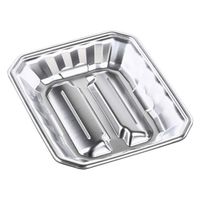 エフピコ 発泡トレー メガプレート20-24(37) DX黒 4C632024 1ケース(600個(50個×12)（直送品）