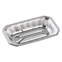 エフピコ 発泡トレー メガプレート25-15(37) DX黒 4C632515 1ケース(800個(50個×16)（直送品）