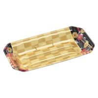 エフピコ 発泡トレー メガプレート29-15(37) 扇市松金 4C682915 1ケース(600個(50個×12)（直送品）