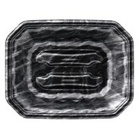 エフピコ 発泡トレー メガプレート20-15(37) エコ黒木銀 4C782015 1ケース(900個(50個×18)（直送品）