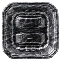 エフピコ 発泡トレー メガプレート20-20(37) エコ黒木銀 4C782020 1ケース(600個(50個×12)（直送品）