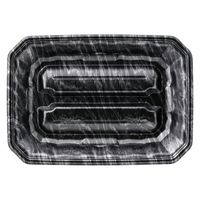 エフピコ 発泡トレー メガプレート20-28(37) エコ黒木銀 4C782028 1ケース(400個(50個×8)（直送品）