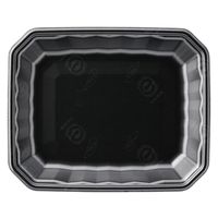 エフピコ 発泡トレー メガプレート20-24(30)平 エコ黒 4C792024 1ケース(900個(100個×9)（直送品）