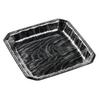 エフピコ 発泡トレー メガプレート24-24(30)平 エコ黒木銀 4C822424 1ケース(600個(100個×6)（直送品）