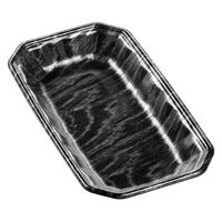 エフピコ 発泡トレー メガプレート27-15(30)平 エコ黒木銀 4C822715 1ケース(800個(100個×8)（直送品）