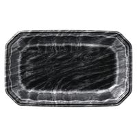 エフピコ 発泡トレー メガプレート25-15(30)平 エコ黒木銀 4C852515 1ケース(1000個(100個×10)（直送品）