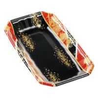 エフピコ 発泡トレー メガプレート27-15(30)平 流華赤 4C842715 1ケース(800個(100個×8)（直送品）