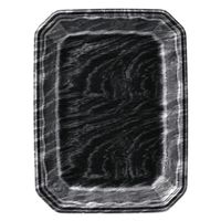 エフピコ 発泡トレー メガプレート20-26(30)平 エコ黒木銀 4C852026 1ケース(800個(100個×8)（直送品）