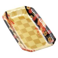 エフピコ 発泡トレー メガプレート27-15(30)平 扇市松金 4C902715 1ケース(800個(100個×8)（直送品）