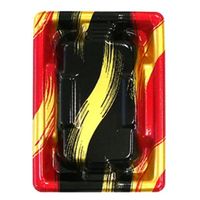 エフピコ 寿司容器 Sステ15-11巻台R 本体 はけ嵐赤 4C961512 1ケース(1000個(50個×20)（直送品）