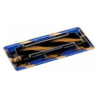 エフピコ 寿司容器 Sステ26-11巻台R 本体 はけ嵐青 4C982612 1ケース(600個(50個×12)（直送品）