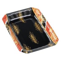 エフピコ 発泡トレー メガプレート20-28(30)平 流華赤 4C992081 1ケース(600個(100個×6)（直送品）