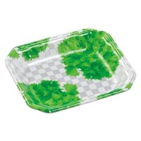 エフピコ 発泡トレー メガプレート20-17(30)平 リーフ角 4C992072 1ケース(1200個(100個×12)（直送品）