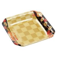 エフピコ 発泡トレー メガプレート20-20(30)平 扇市松金 4C992934 1ケース(1000個(100個×10)（直送品）