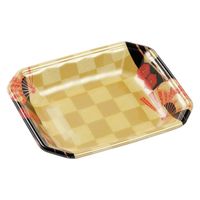 エフピコ 発泡トレー メガプレート20-17(30)平 扇市松金 4C992924 1ケース(1200個(100個×12)（直送品）