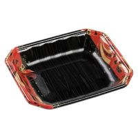 エフピコ 発泡トレー メガプレート20-17(30)平 舞姫赤 4C992923 1ケース(1200個(100個×12)（直送品）