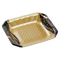 エフピコ 発泡トレー メガプレート20-17(30)平 波格子金 4C992925 1ケース(1200個(100個×12)（直送品）