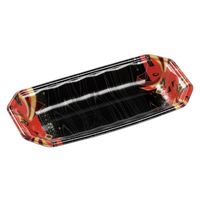 エフピコ 発泡トレー メガプレート25-12(30)平 舞姫赤 4C992973 1ケース(1200個(100個×12)（直送品）