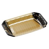 エフピコ 発泡トレー メガプレート25-15(30)平 波格子金 4C992985 1ケース(1000個(100個×10)（直送品）