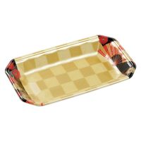 エフピコ 発泡トレー メガプレート25-15(30)平 扇市松金 4C992984 1ケース(1000個(100個×10)（直送品）