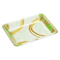 エフピコ 発泡トレー FLB-Y18-33 円熟緑 4F122189 1ケース(900個(100個×9)（直送品）