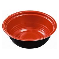 エフピコ 麺容器 MFPホット麺18小(60)M 赤黒 4M000185 1ケース(600個(50個×（直送品）