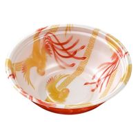 エフピコ 麺容器 MFPホット麺19(61)鉢 らん鳥赤石 4M002198 1ケース(600個(50個×（直送品）