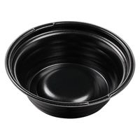 エフピコ 麺容器 MFPホット麺19(60)N 黒W 4M003191 1ケース(450個(50個×9)（直送品）