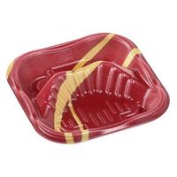 エフピコ 軽食容器 MFP-ホットキッチン06TK カレン赤金 4M006226 1ケース(1500個(50個×30)（直送品）