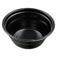 エフピコ 麺容器 MFPホット麺18(71)N 黒W 4M005181 1ケース(450個(50個×9)（直送品）