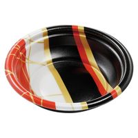 エフピコ 惣菜容器 MFPデリプレ丸16 フラン赤黒 4M016006 1ケース(800個(50個×（直送品）