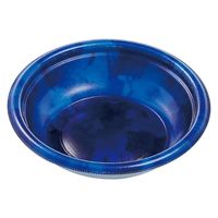 エフピコ 惣菜容器 MFPデリプレ丸16 本体 カフェブルー 4M016004 1ケース(800個(50個×16)（直送品）