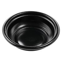 エフピコ 惣菜容器 MFPデリプレ丸16 本体 黒 4M01600A 1ケース(800個(50個×16)（直送品）