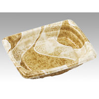 エフピコ 軽食容器 MFP角デリ16-13(37) 本体 香川茶W 4M016331 1ケース(1000個(25個×40)（直送品）