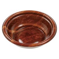 エフピコ 惣菜容器 MFPデリプレ丸15 本体 風木BR 4M015002 1ケース(900個(50個×18)（直送品）