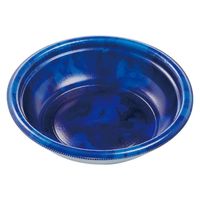 エフピコ 惣菜容器 MFPデリプレ丸17 本体 カフェブルー 4M017004 1ケース(600個(50個×12)（直送品）