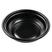 エフピコ 惣菜容器 MFPデリプレ丸17 本体 黒 4M01700A 1ケース(600個(50個×12)（直送品）