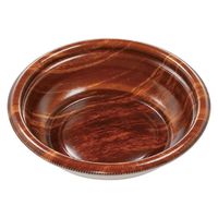 エフピコ 惣菜容器 MFPデリプレ丸16 本体 風木BR 4M016002 1ケース(800個(50個×16)（直送品）