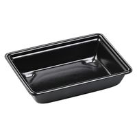 エフピコ どんぶり容器 MFP-角重18-13 黒W 4M01803A 1ケース(1200個(50個×24)（直送品）