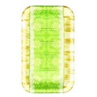 エフピコ オードブル容器 MFPティアラ角皿25-15本体リラD緑 4M022559 1ケース(1200個(50個×24)（直送品）