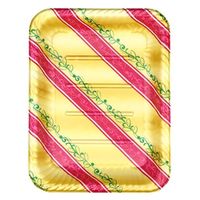 エフピコ オードブル容器 MFPティアラ角皿25-19 リッチ赤 4M025188 1ケース(600個(50個×12)（直送品）