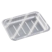 エフピコ オードブル容器 MFPティアラ角皿25-19 スラン銀 4M025197 1ケース(600個(50個×12)（直送品）