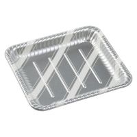 エフピコ オードブル容器 MFPティアラ角皿25-22 スラン銀 4M025227 1ケース(600個(50個×12)（直送品）