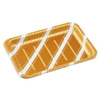 エフピコ オードブル容器 MFPティアラ角皿30-21 スラン金 4M030216 1ケース(400個(50個×8)（直送品）