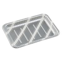 エフピコ オードブル容器 MFPティアラ角皿30-21 スラン銀 4M030217 1ケース(400個(50個×8)（直送品）