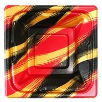 エフピコ どんぶり容器 MFP角盛重 16-16 本体 はけ嵐赤 4M041661 1ケース(800個(50個×16)（直送品）