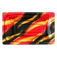 エフピコ どんぶり容器 MFP角盛重 21-13 本体 はけ嵐赤 4M042131 1ケース(800個(50個×16)（直送品）